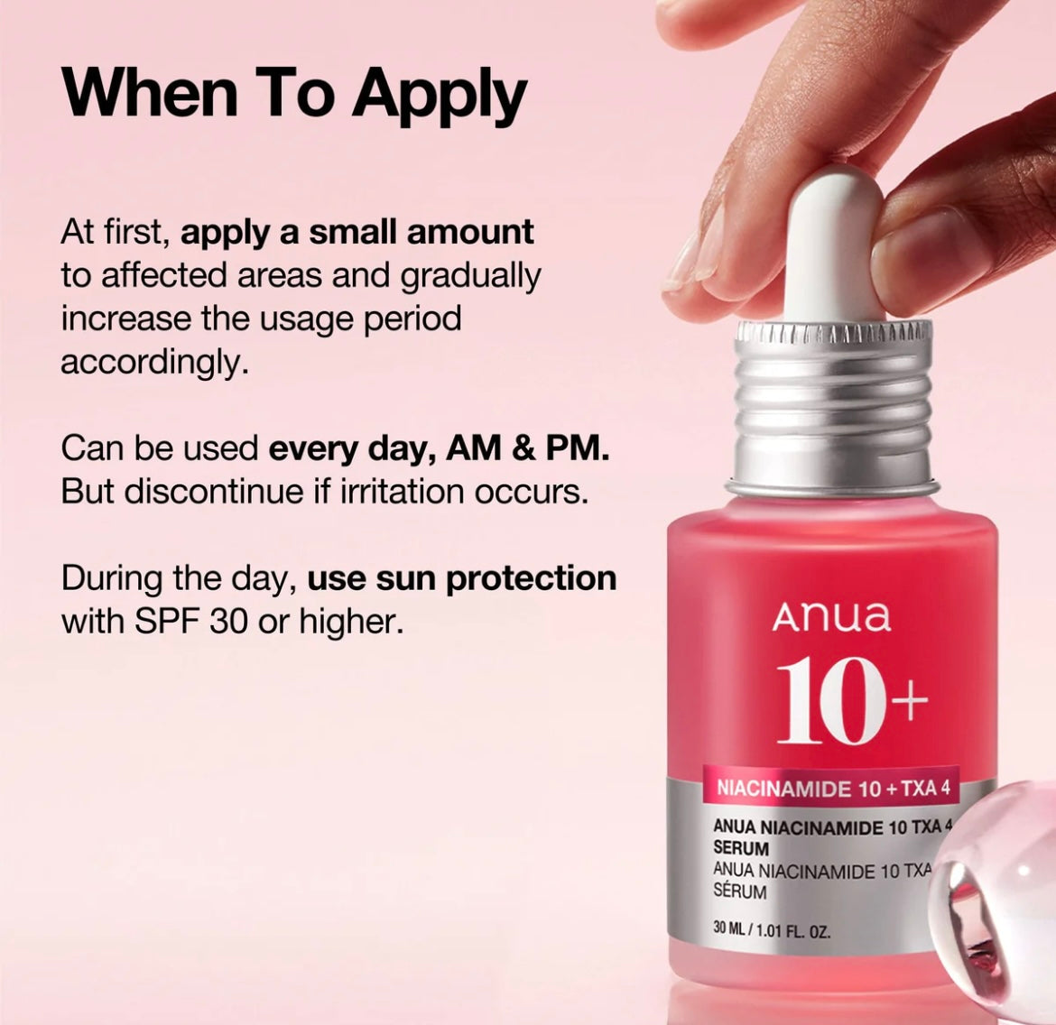 Anua Niacinamide 10%+ TXA 4% Serum