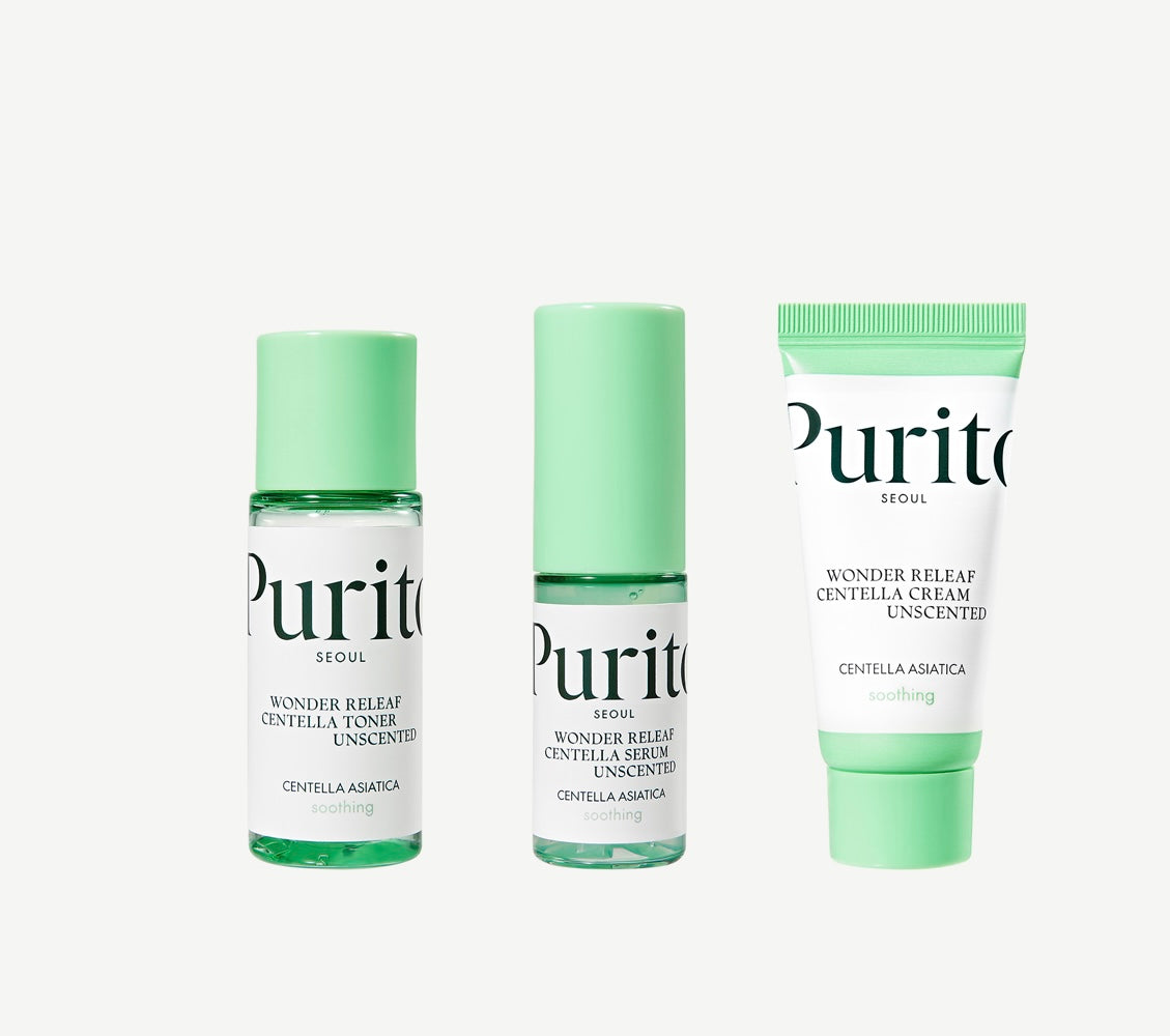 Purito SEOUL Wonder Releaf Centella Mini Kit Unscented