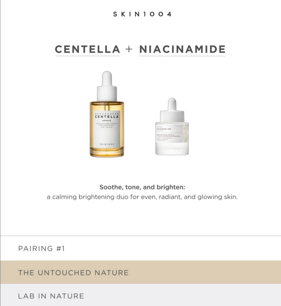 Madagascar Centella Niacinamide 10 Boosting Shot Ampoule